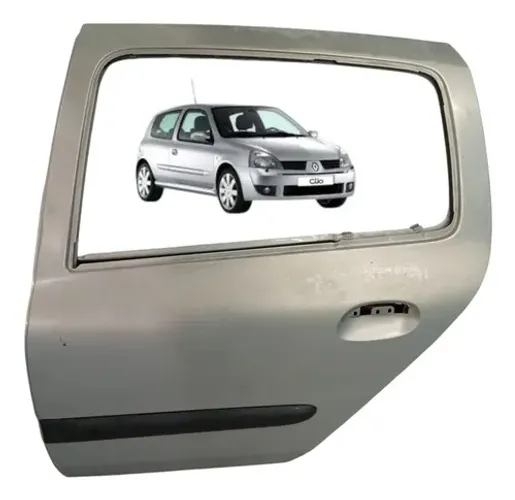 Porta Traseira Esquerda Renault Clio 2003 2004 2005