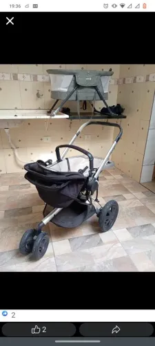 CARRINHO DE BEBE E BERÇO 