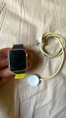 Apple Watch série 4 44mm + corrente de prata