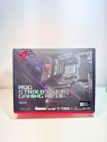 Placa Mãe ASUS ROG Strix B550-F Gaming II, AMD AM4, Aura Sync RGB, ATX, DDR4, Wi-Fi, UR033