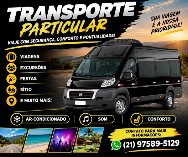 Faço transporte particular