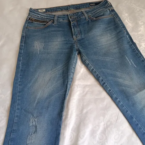 Calça Jeans Fórum Raquel Tam 42 Feminina Reta Cintura Média Elastano