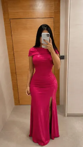 Vestido de Festa ou Formatura Rosa Brilhante Sereia
