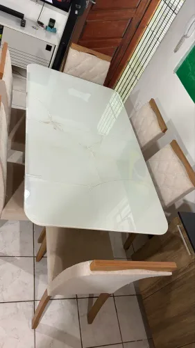 Mesa jantar com 6 cadeiras