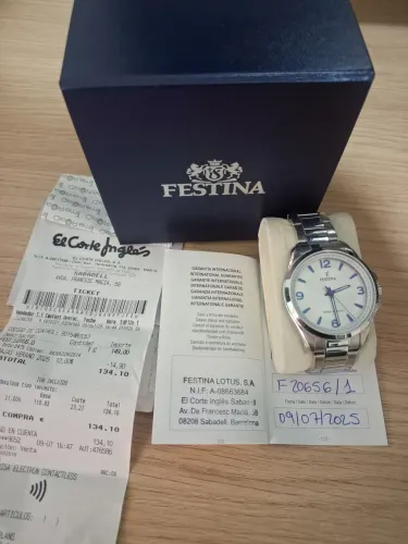Relógio Festina Solar comprado na Espanha - Barcelona
