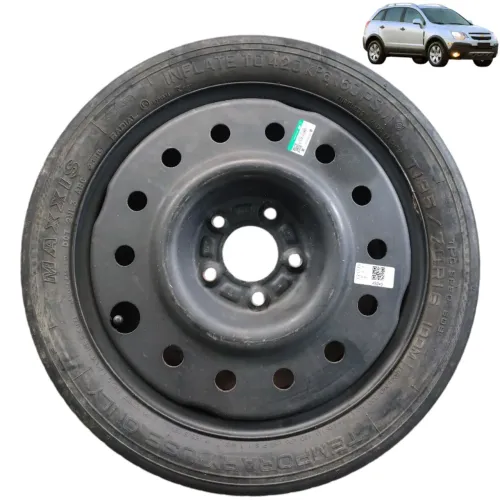Estepe Fino Aro 16 Gm Captiva Sport 2008 2009 2010 2011 - Preto