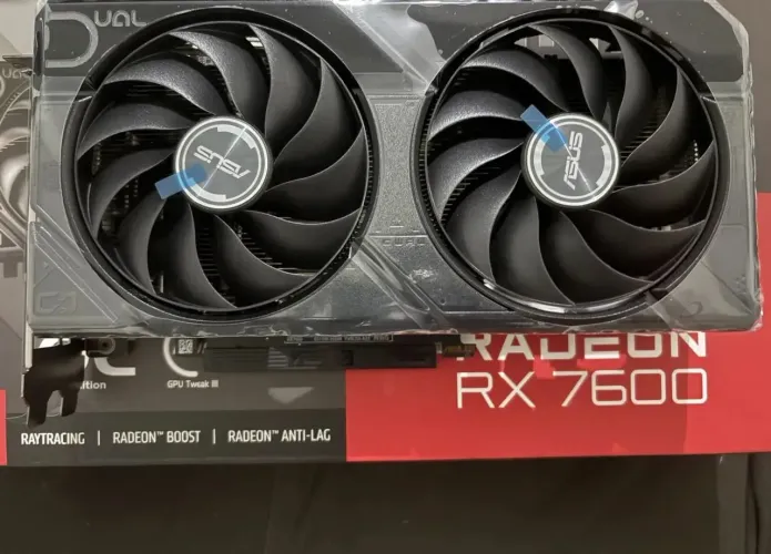 RX 7600 ASUS EVO ACEITAMOS TROCAS