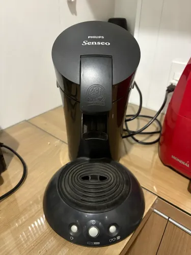 Cafeteira Preta de Sachê: Philips Senseo