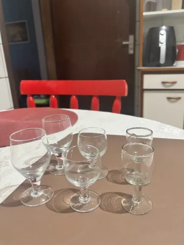 Taças de licor cristal