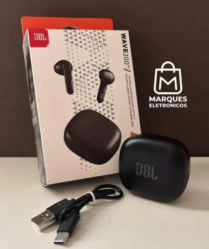 FONE DE OUVIDO BLUETOOTH JBL WAVE 300 TWS SOM DEEP BASS