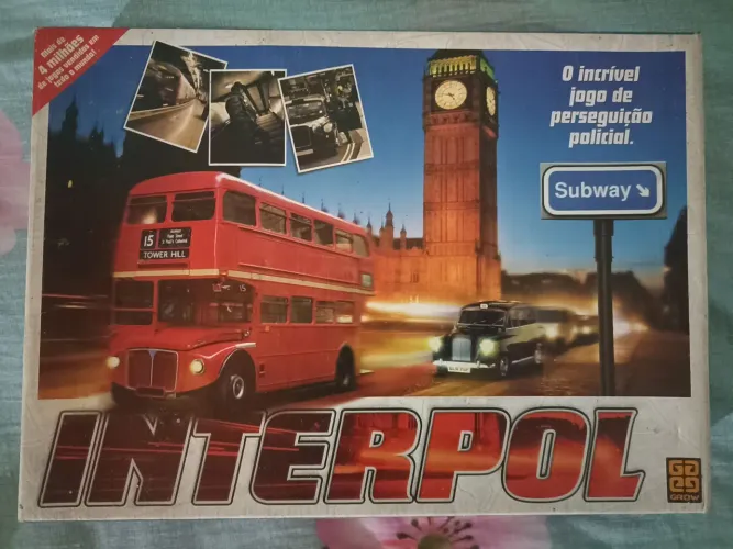 Interpol - Jogo de Tabuleiro