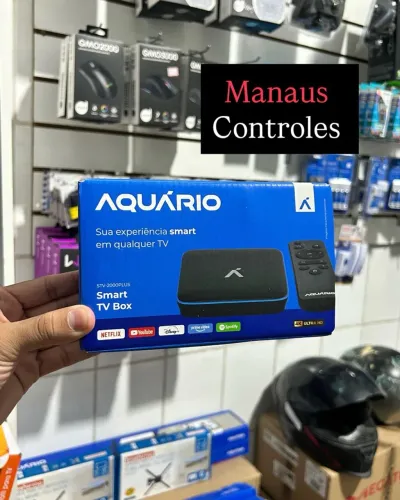 Tv box Aquário Android 10 com 16GB / 2GB de Ram ( Zerado )