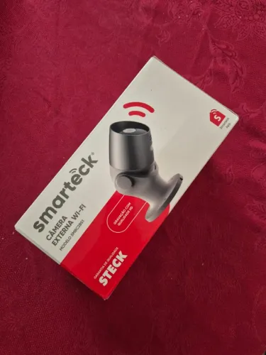Câmera externa Wi-Fi Steck SMBC2BS1 (nova/sem uso)