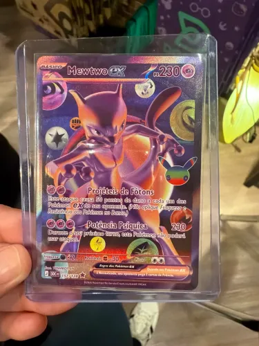 Cartinha Pokémon 30 anos Mewtwo EX 157/128
