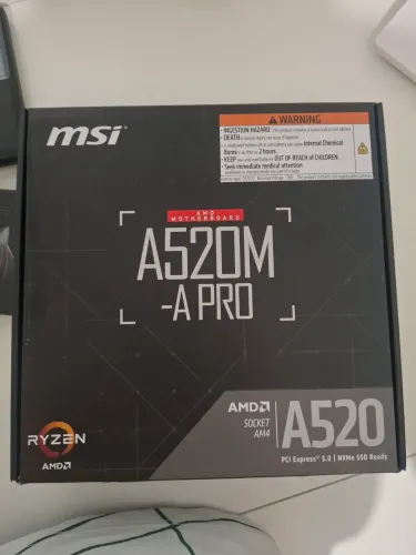 Placa-mãe A520 + SSD 240GB
