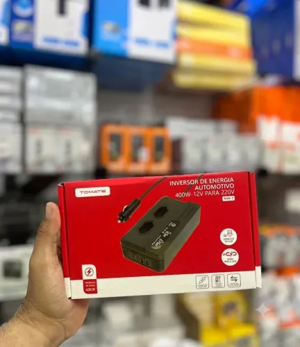 Inversor de Energia Automotivo (400W-12V para 220V)