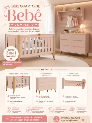 KIT QUARTO DE BEBÊ 