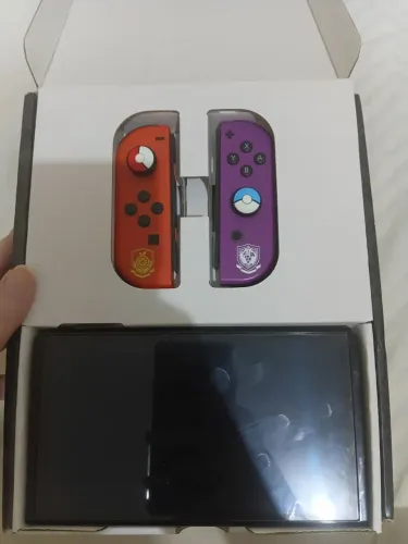 Nintendo Switch Oled Pokemon Scarlet Violet Usado 128gb