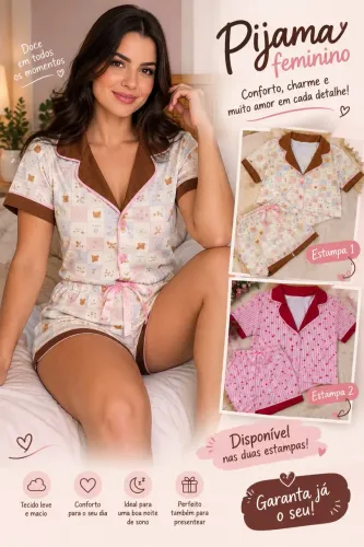 Pijama flores