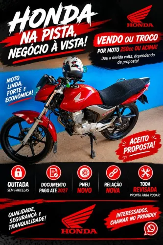 Vendo ou troco por. CB Twister 250