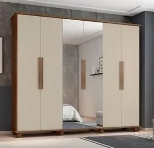 Guarda Roupa Casal Canadá 6 Portas 4 Gavetas - (Entregamos)!!