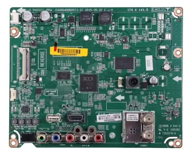 Placa Principal Para Tv Da Lg 43lf5100 Ebu63453011 Original