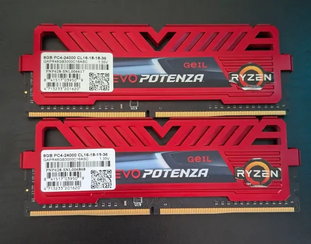 Memoria RAM DDR4 16gb(2x8) 3200mhz
