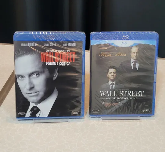 Blu-ray - Wall Street: Poder E Cobiça / Wall Street: O Dinheiro Nunca Dorme - Lacrados