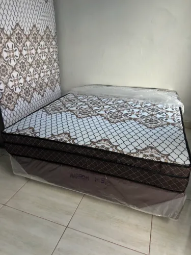 Cama box casal de espuma 1.88x1.38