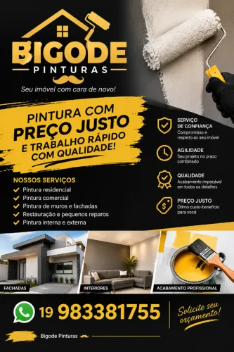 BIGODE PINTURAS / PINTOR / REFORMA