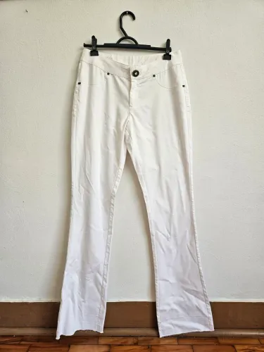Calça Jeans Branca, Morena Rosa 40