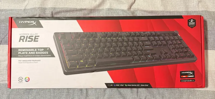Teclado HyperX Alloy Rise switch red ABNT2 (LACRADO)