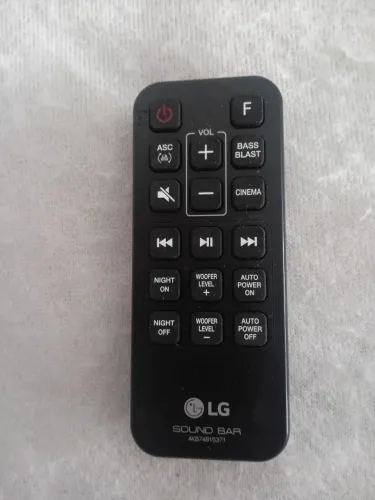 controle remoto original LG Sound Bar, modelo AKB *.