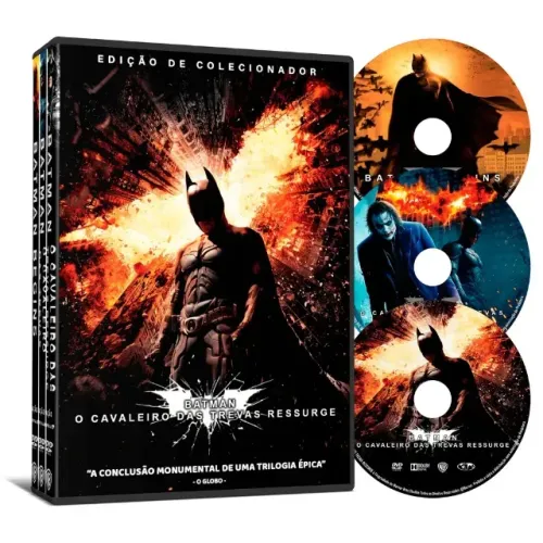 DVD Clássicos Trilogia Batman Cavaleiro das Trevas