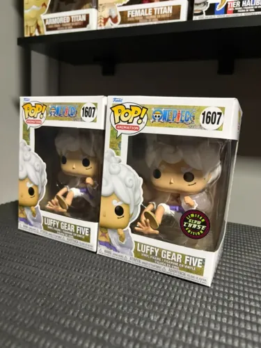 Funko Pop dupla Luffy gear five - normal e chase - One Piece