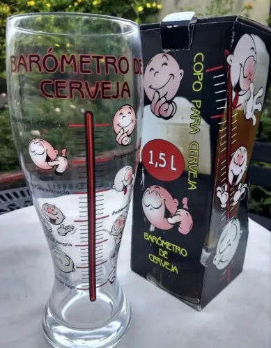Copo cerveja 1,5 L de vidro Barômetro