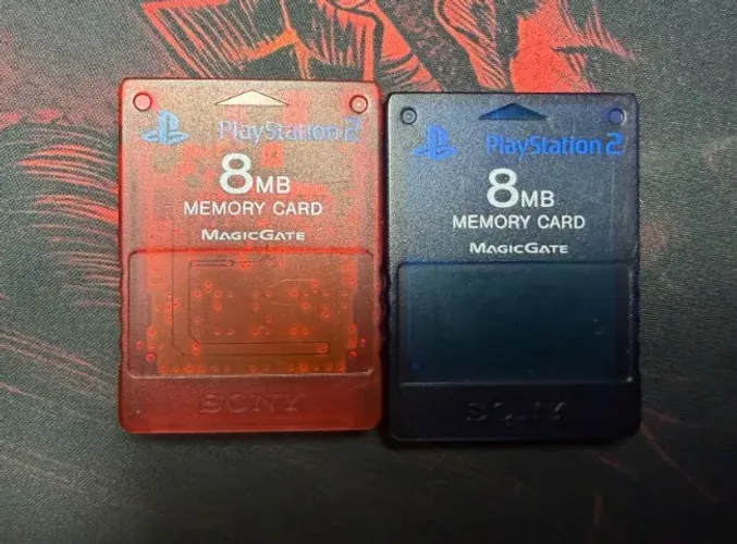 Conjunto de Memory Cards Vermelho e Midnight Blue Original