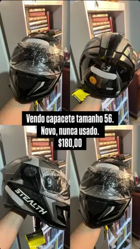 Vendo Capacete Novo - Nunca Usado