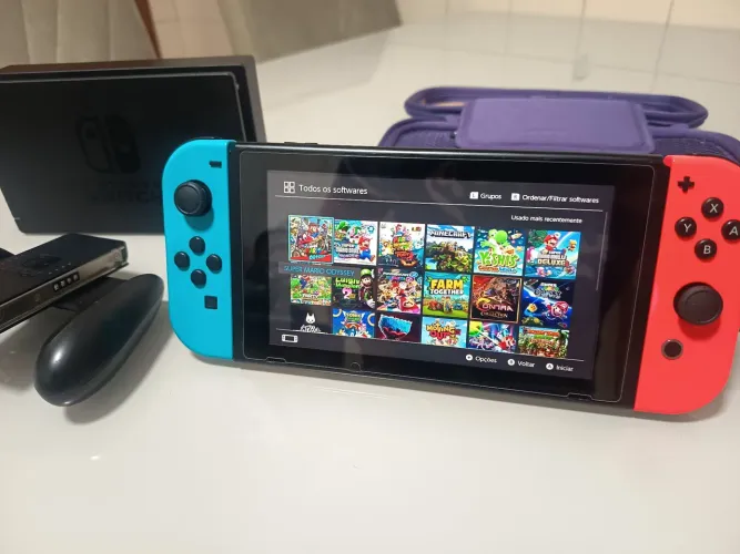 Nintendo Switch V2 desbloq. Semi-novo