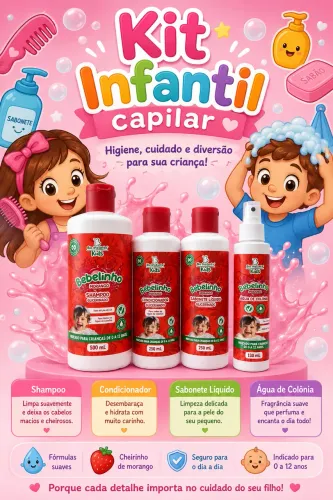 Kit capilar infantil 