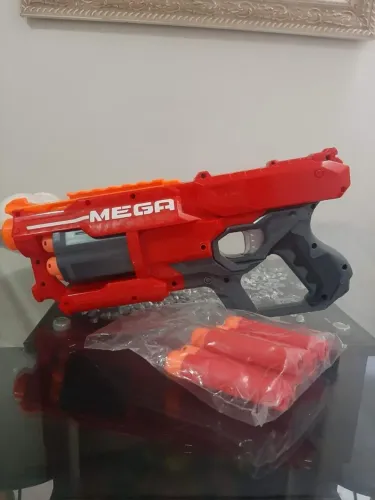 Nerf Mega Cycloneshock + 6 balas