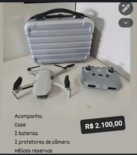 Drone DJI 4k novíssimo. aceito cartão!!!!
