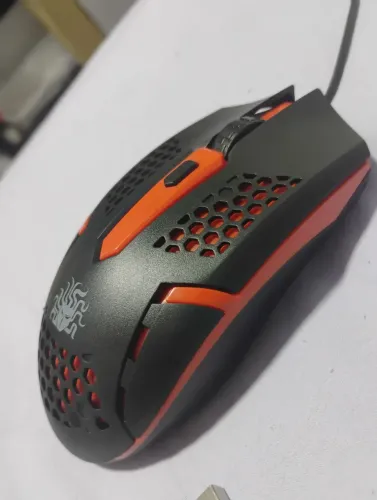 Mouse Gamer + teclas personalizadas Para Jogo 1.500 Dpi Óptico C/ Led Usb Ambidestro