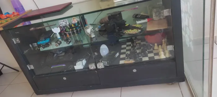 Balcão de vidro Espósitor
