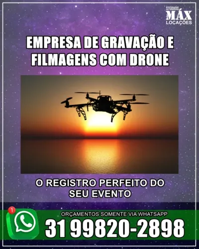 Empresa de gravação e filmagens com drones