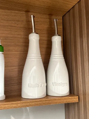 Galheteiro e porta vinagre le creuset