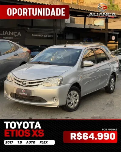 Toyota Etios XS Sedan 1.5 Flex 16V 4P Aut. 2017