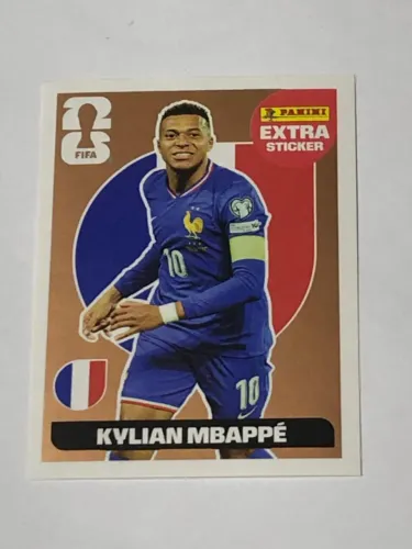 Figurinha extra Legend Kylian Mbappé bronze original Panini Copa do Mundo 2026