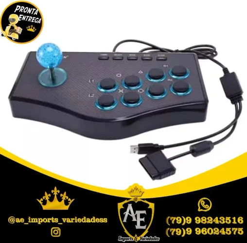Controle arcade com fio 