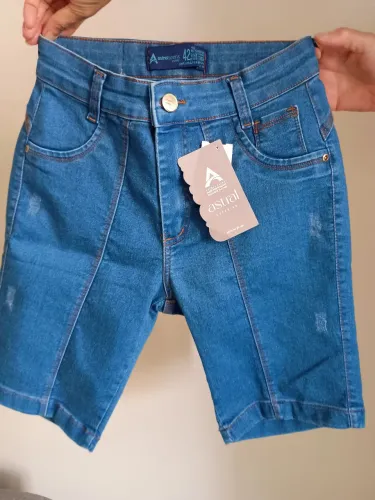 Bermuda jeans claro Tam 42